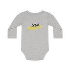 Caution: Cuteness Overload Baby Bodysuit – 314 Originals Long-Sleeve Organic Onesie - 314 Originals