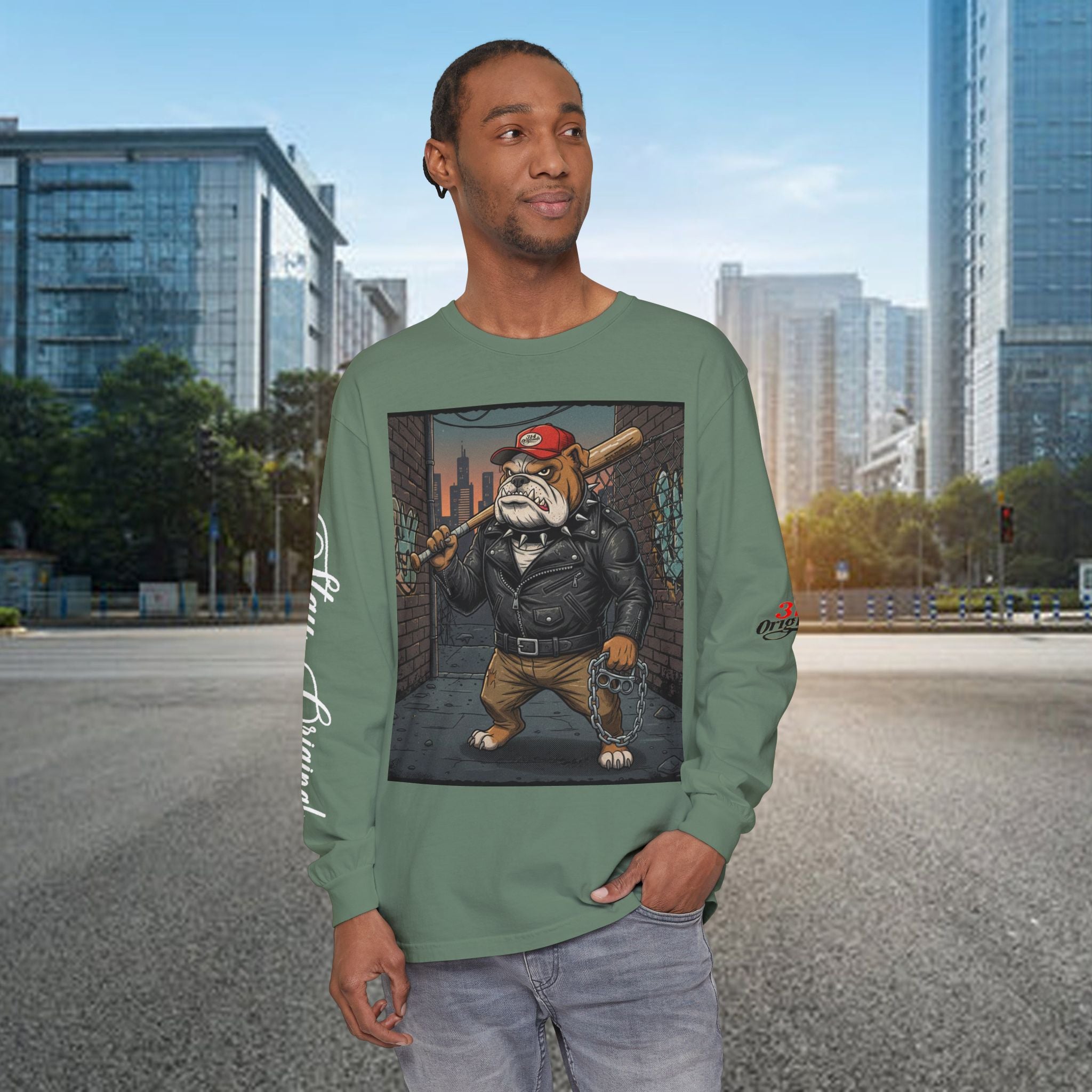Stay Original Bulldog Brawler Long Sleeve T‑Shirt - 314 Originals