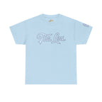 The Lou Script Light Blue Tee — Vintage Script Graphic T-Shirt - 314 Originals