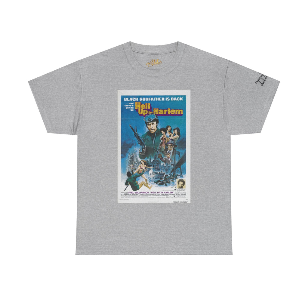 'Hell Up in Harlem' Retro Blaxploitation Graphic Tee Printify T-Shirt  314 Originals