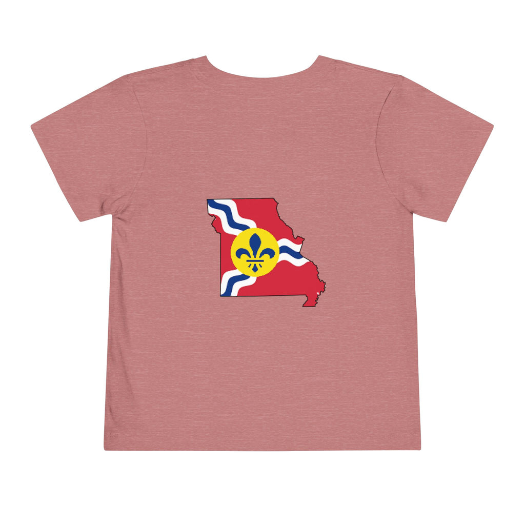Toddler Tee — "From the Lou and I’m... Proud" St. Louis Flag Kids Shirt - 314 Originals
