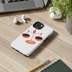 Libra Scales Phone Case — Zodiac Balance Tough Protective Cover Printify Phone Case  314 Originals