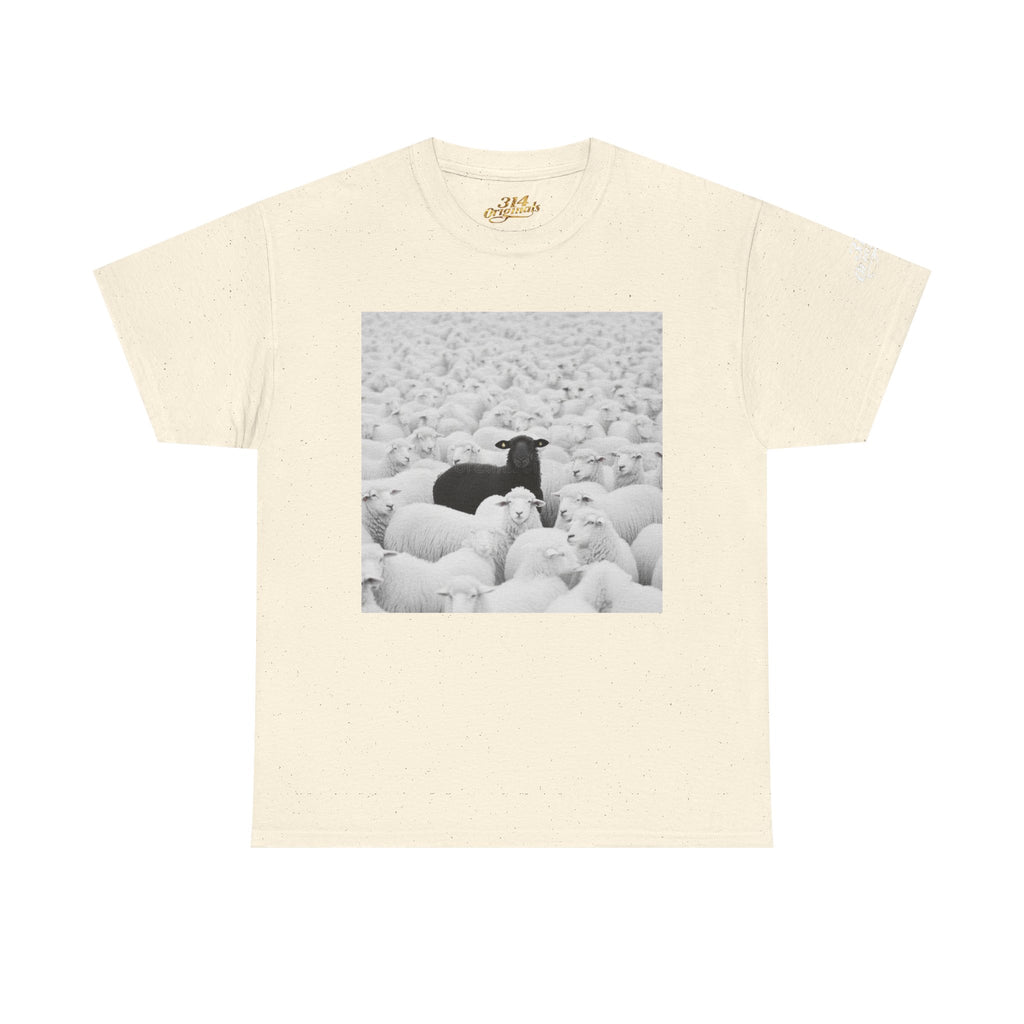 Black Sheep T-Shirt — Funny Contrast Sheep Graphic Tee