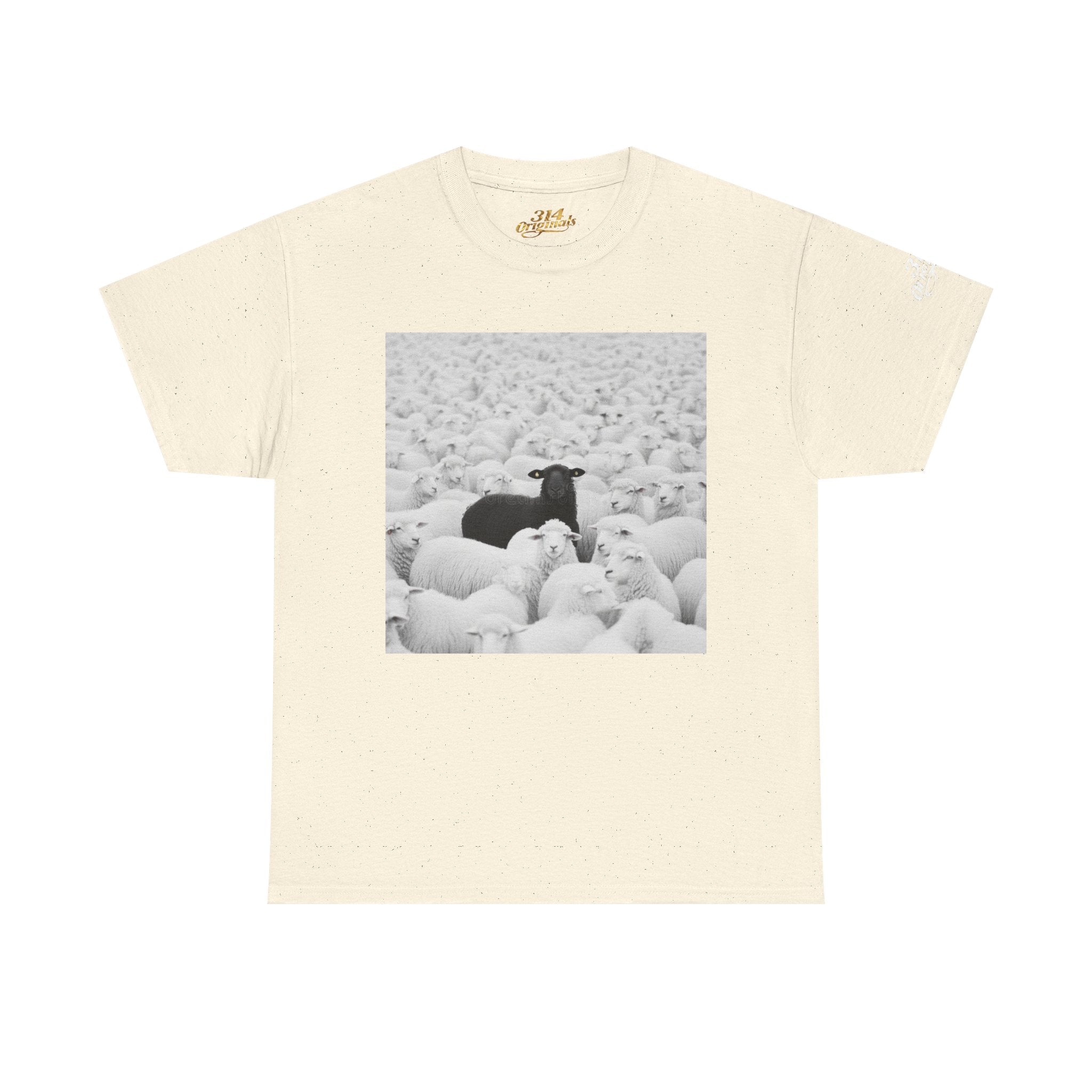 Black Sheep T-Shirt — Funny Contrast Sheep Graphic Tee