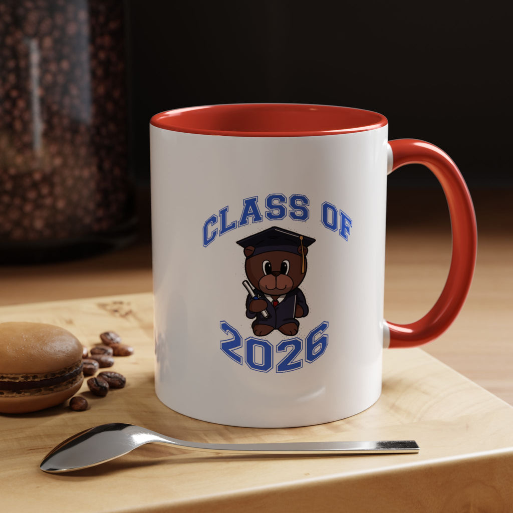 Graduation 2026 Accent Coffee Mug — Class of 2026 Grad Gift