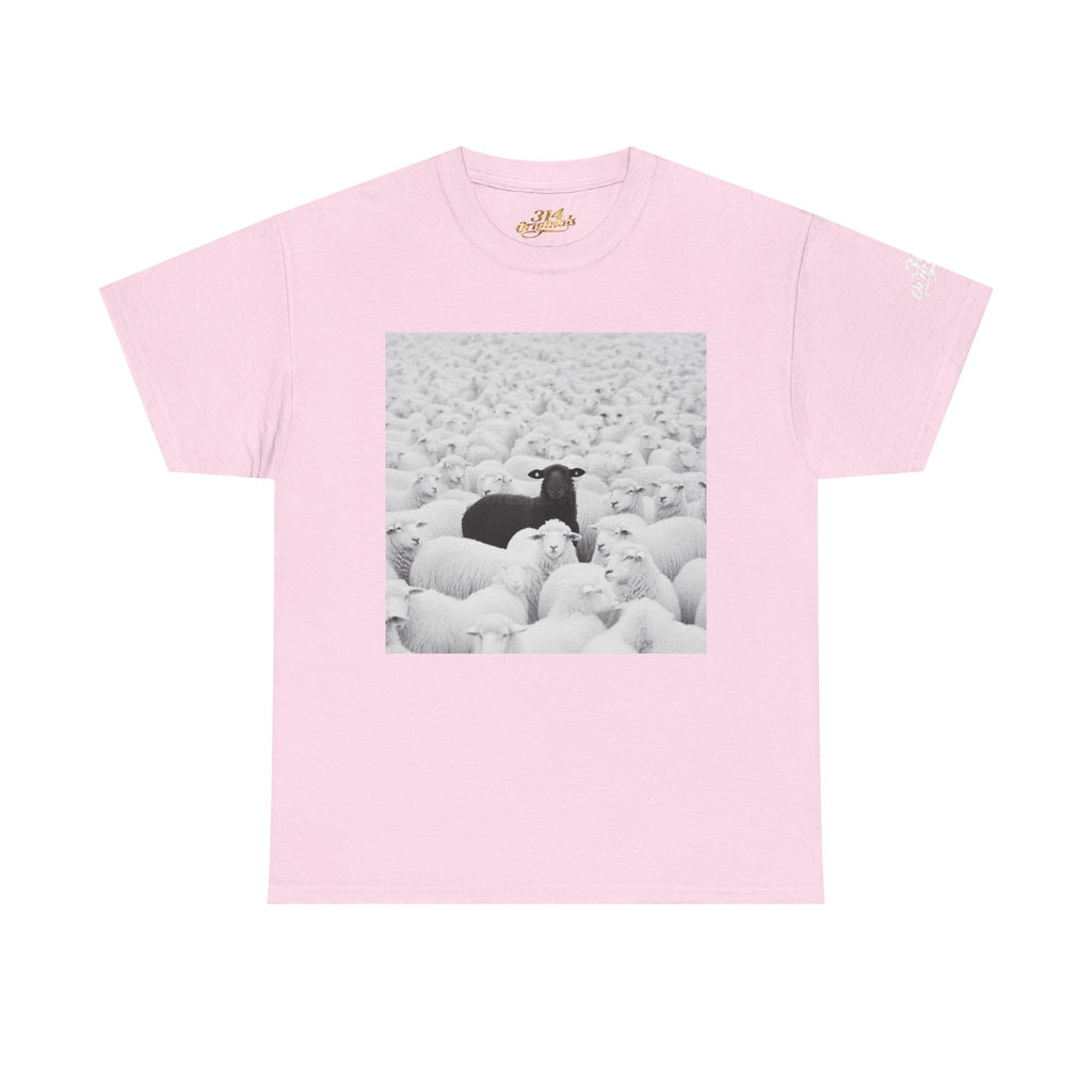 Black Sheep T-Shirt — Funny Contrast Sheep Graphic Tee