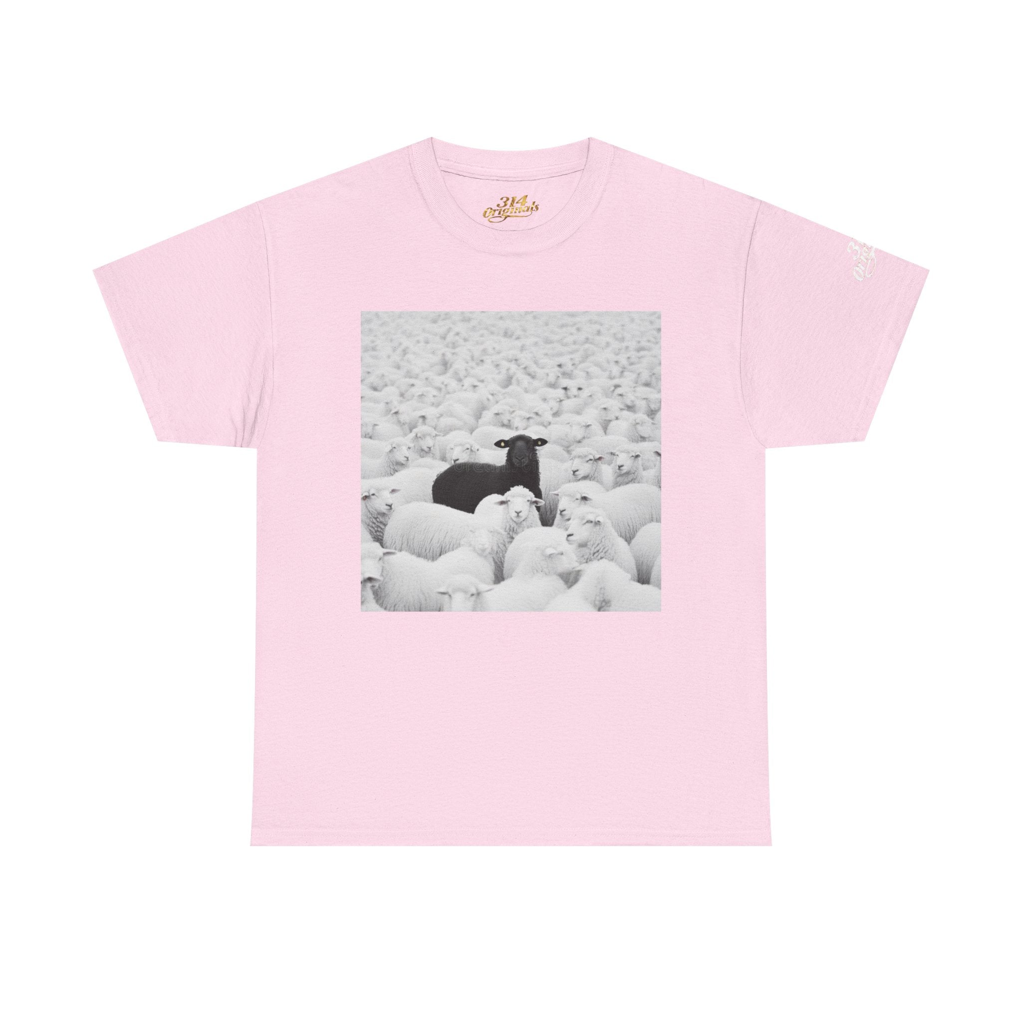 Black Sheep T-Shirt — Funny Contrast Sheep Graphic Tee