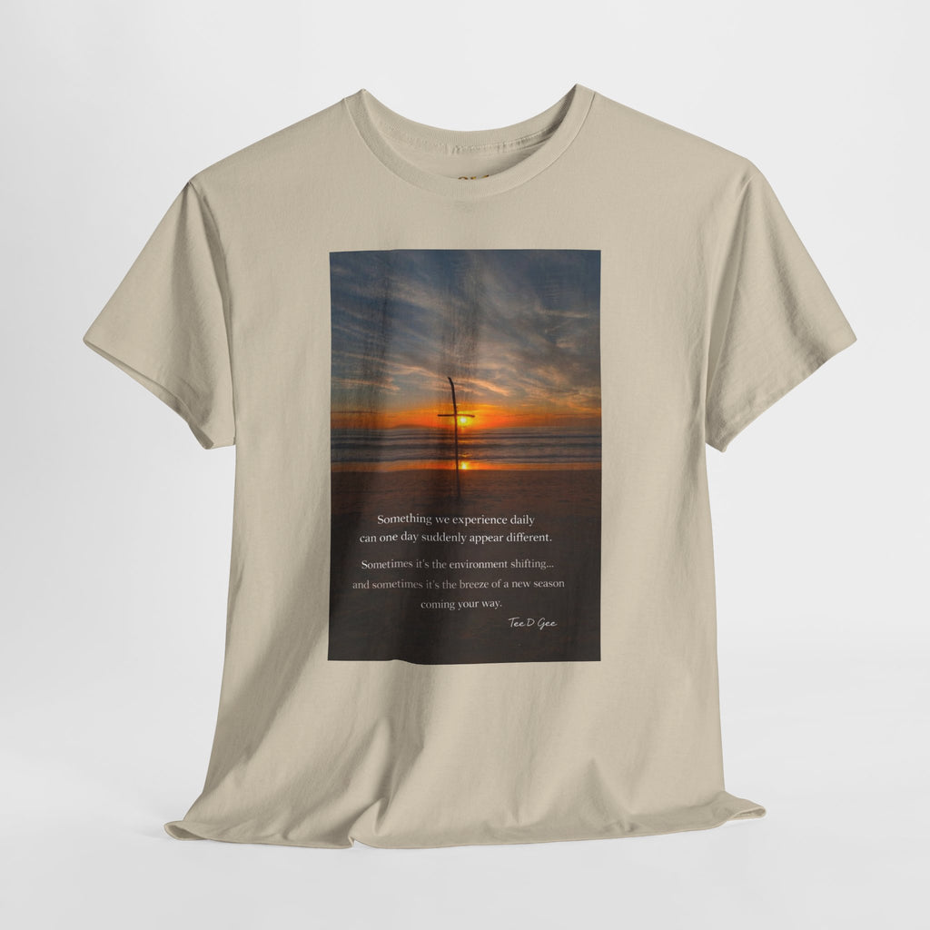 Sunset Beach Quote T‑Shirt — Inspirational Ocean Sunrise Tee - 314 Originals
