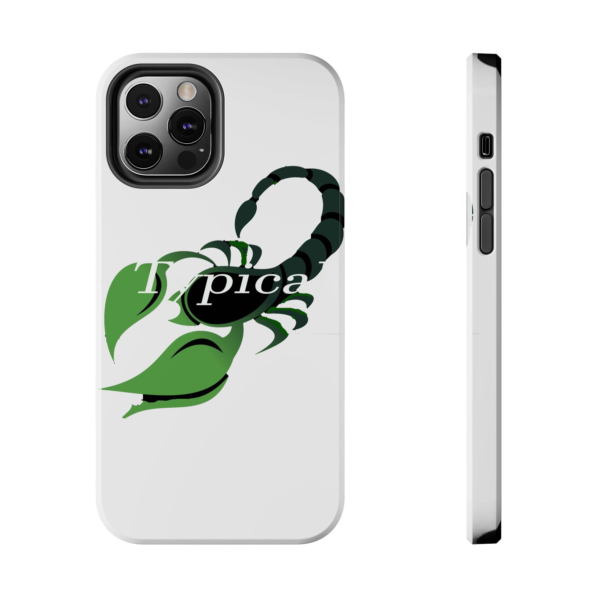 Scorpio Zodiac Tough Phone Case — Green Scorpion "Typical" Design Printify Phone Case  314 Originals