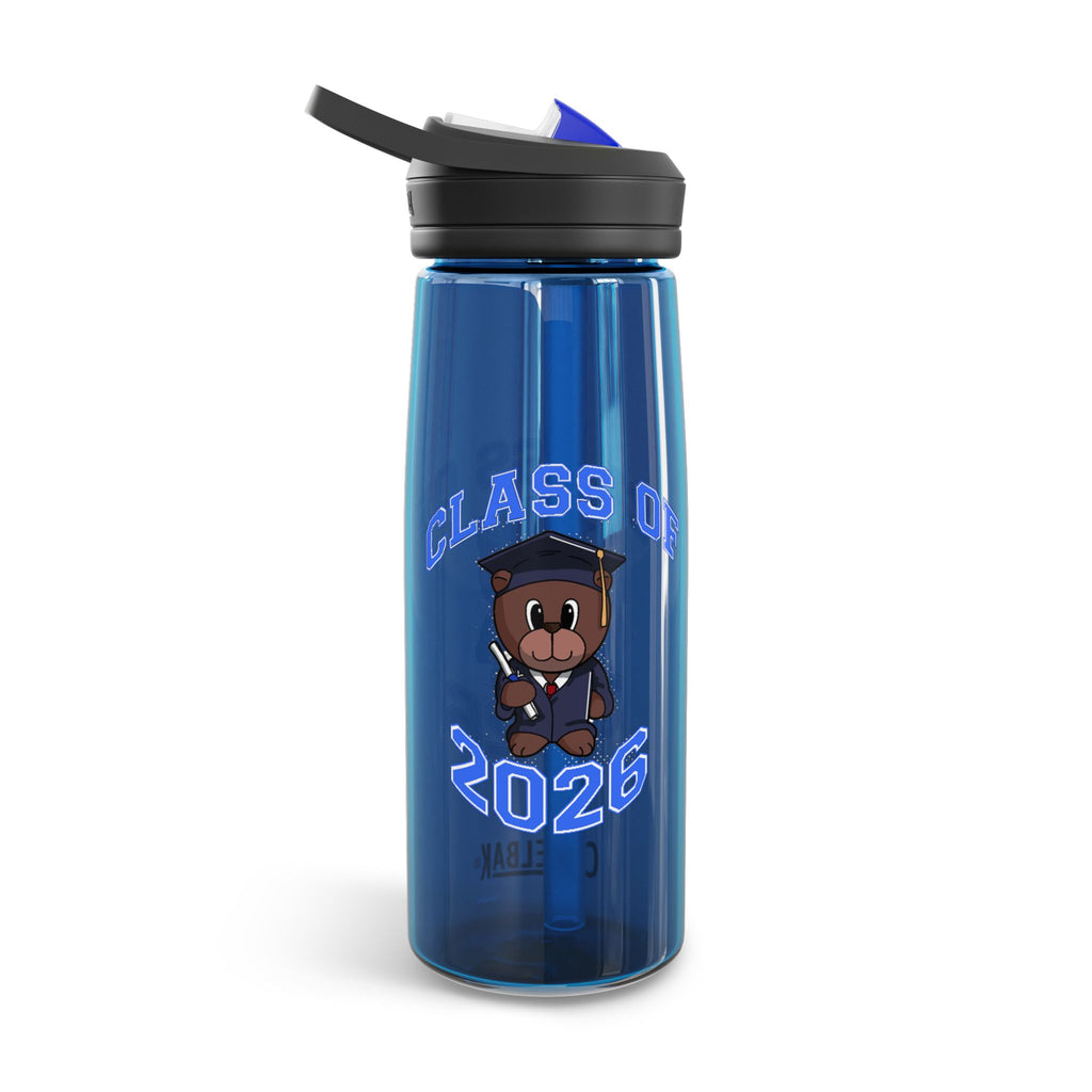 Class of 2026 Graduation Bear Design Water Bottle