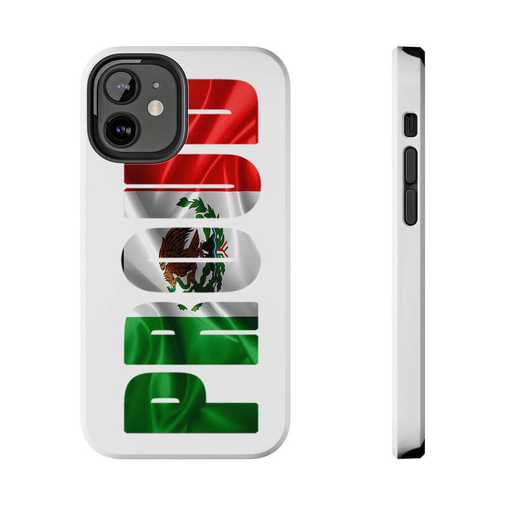 Mexico Pride Tough Phone Case — Mexican Flag Vertical 'PRIDE' Design Printify Phone Case  314 Originals
