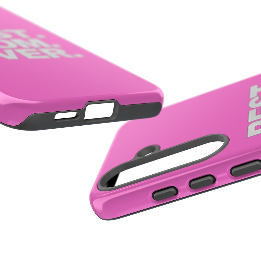 Best. Mom. Ever. Tough Phone Case — Pink Protective Mother's Day Gift Printify Phone Case  314 Originals