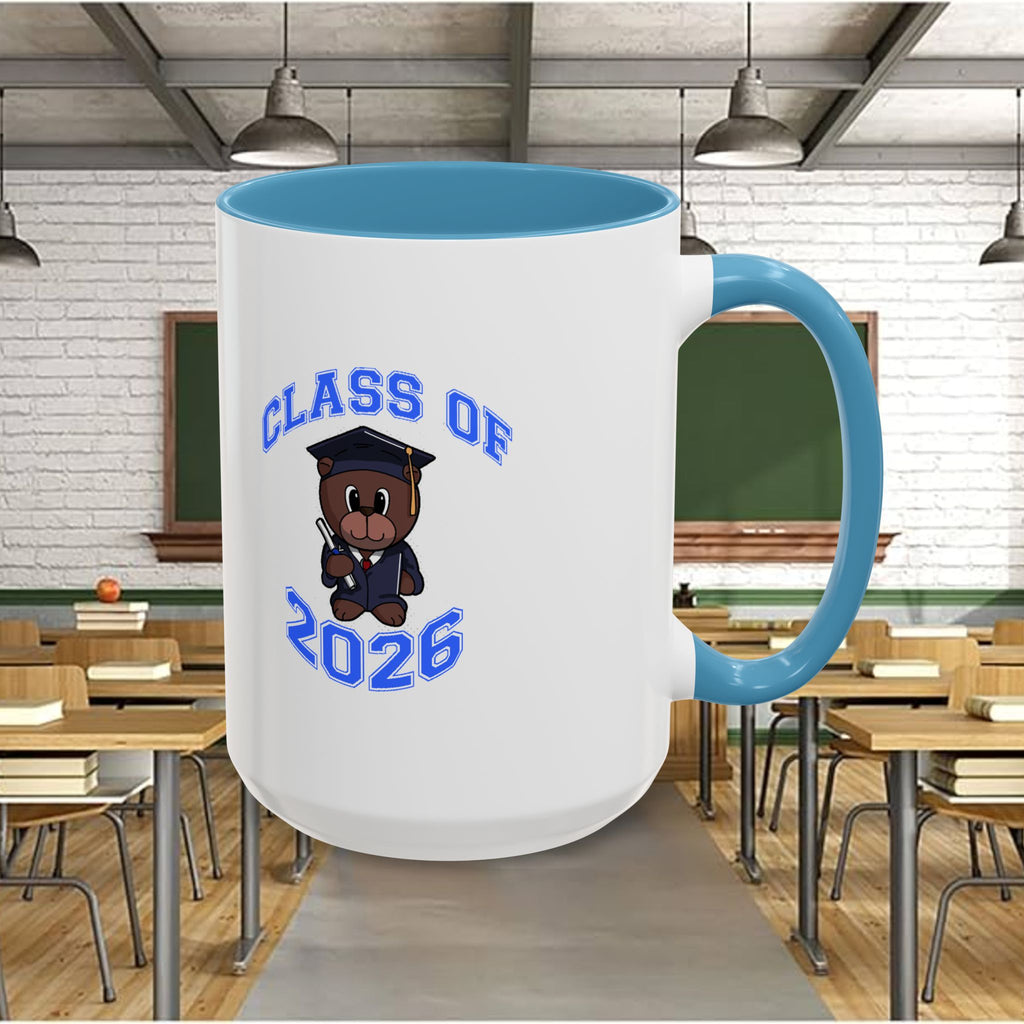 Graduation 2026 Accent Coffee Mug — Class of 2026 Grad Gift