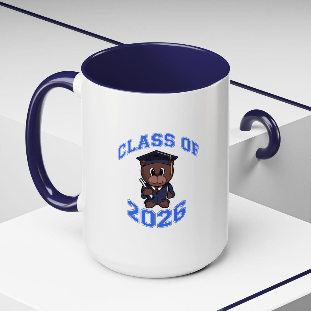 Graduation 2026 Accent Coffee Mug — Class of 2026 Grad Gift