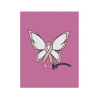Breast Cancer Awareness Butterfly Garden Flag – 'Awareness' Pink Ribbon House Banner - 314 Originals