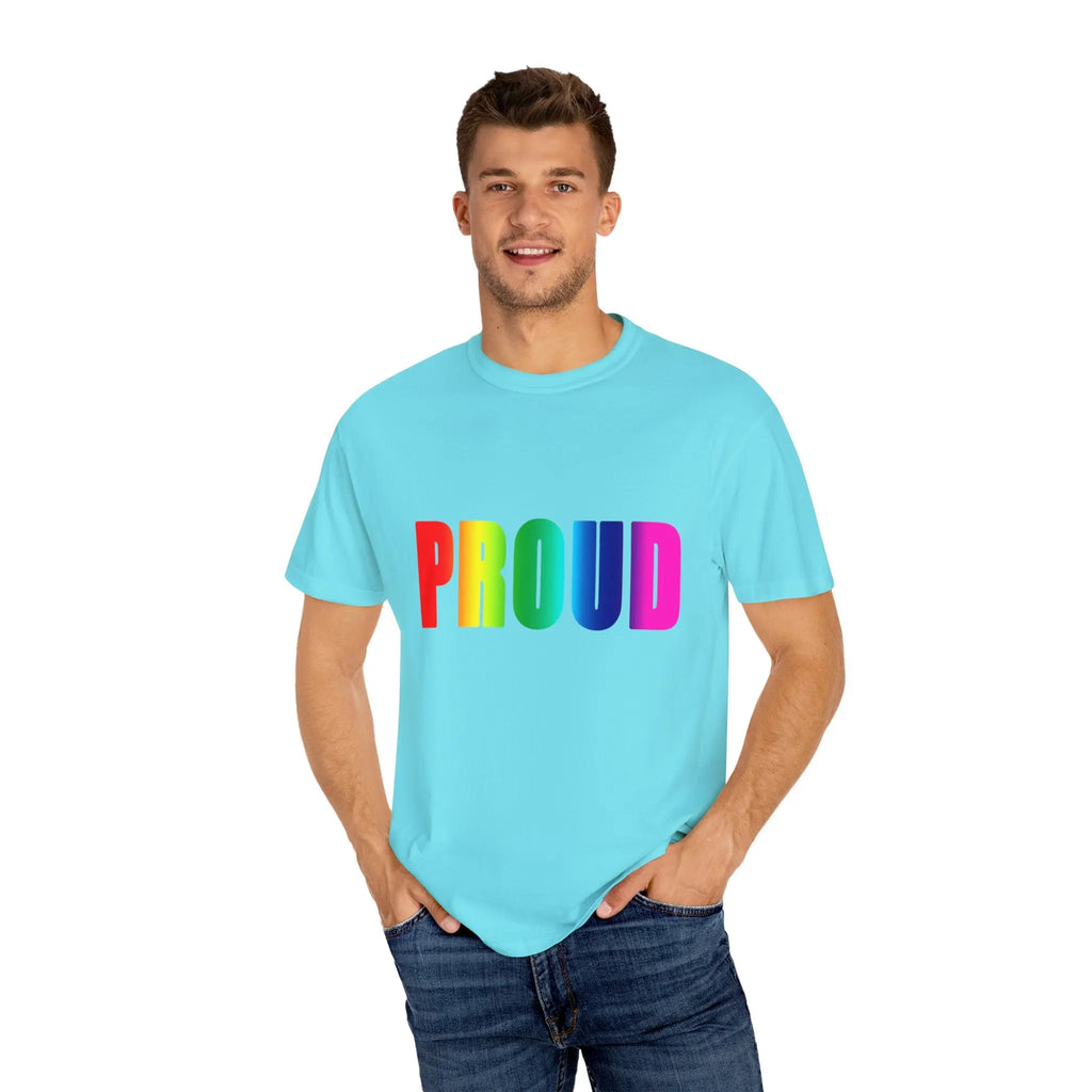 PROUD Garment-Dyed T-shirt Printify