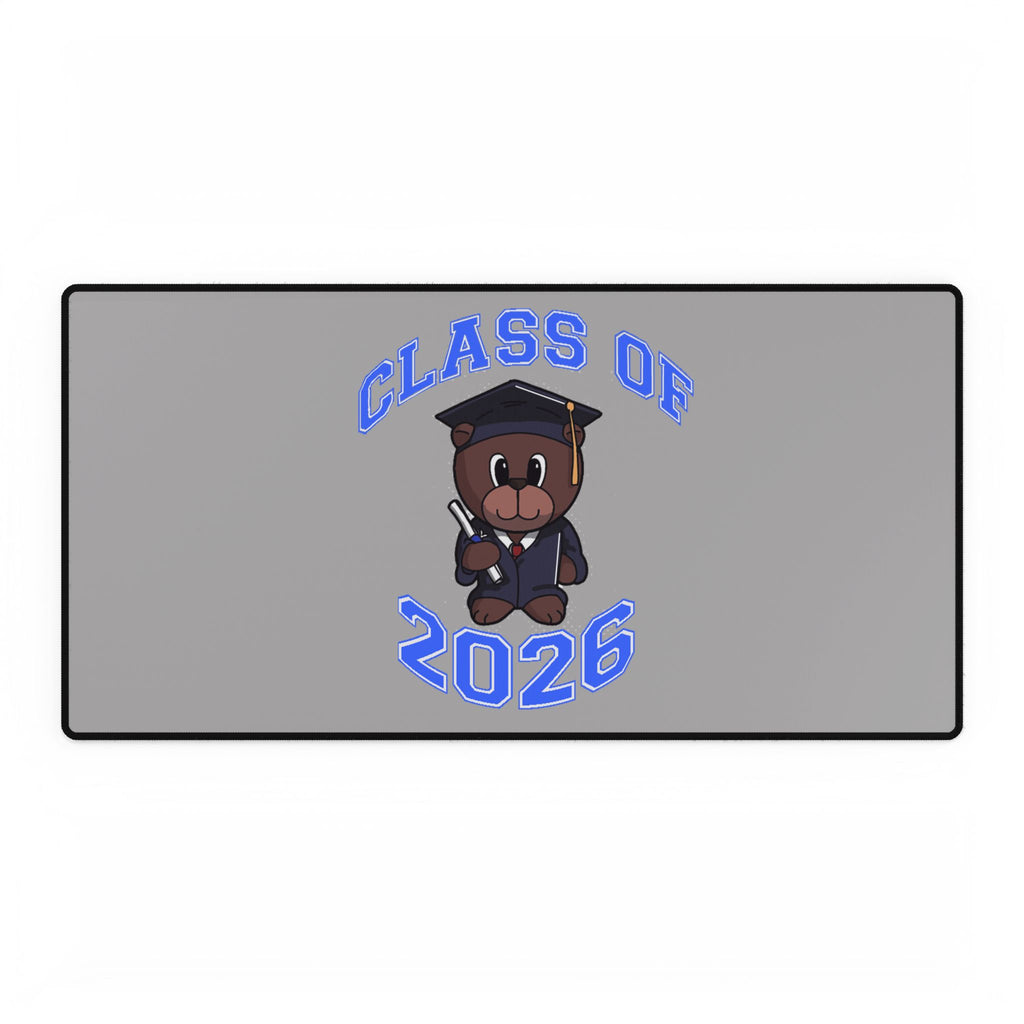 Class of 2026 Graduation Desk Mat — Cute Bear Grad Mousepad for Students - 314 Originals