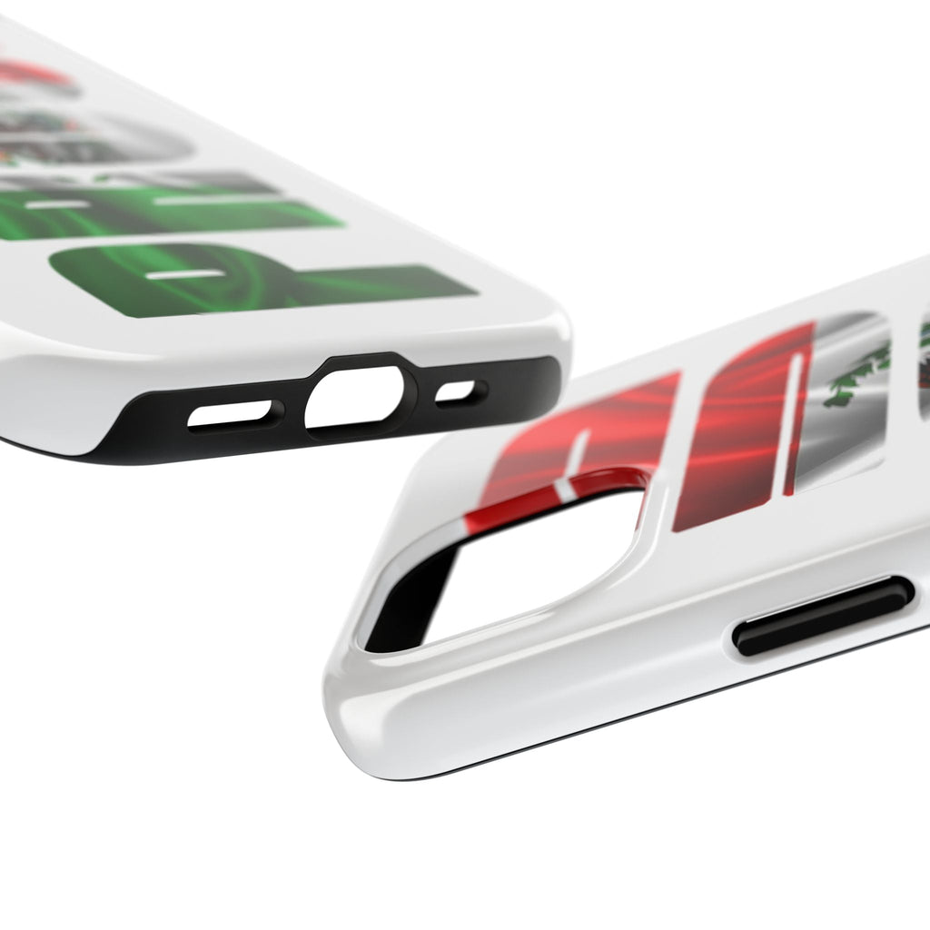 Mexico Pride Tough Phone Case — Mexican Flag Vertical 'PRIDE' Design Printify Phone Case  314 Originals