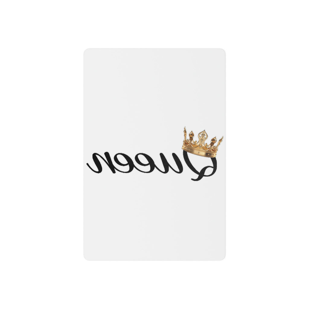 'Queen' Script with Gold Crown Temporary Tattoo - 314 Originals