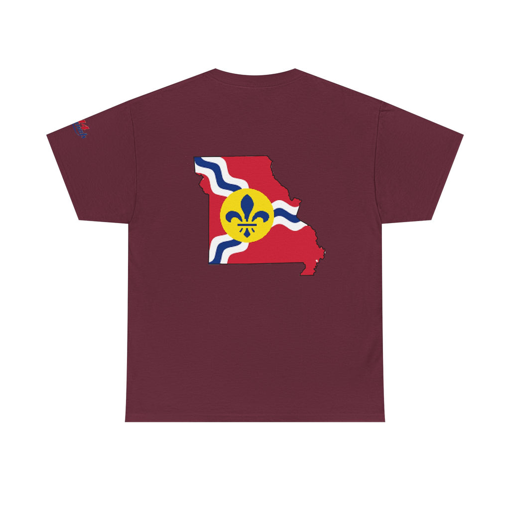 Proud Missouri Flag T-Shirt — "From the Lou and I’m... PROUD" - 314 Originals