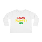 “Mom’s Favorite Kid” Toddler Long Sleeve Tee —  Colorful Rasta Kids Shirt - 314 Originals