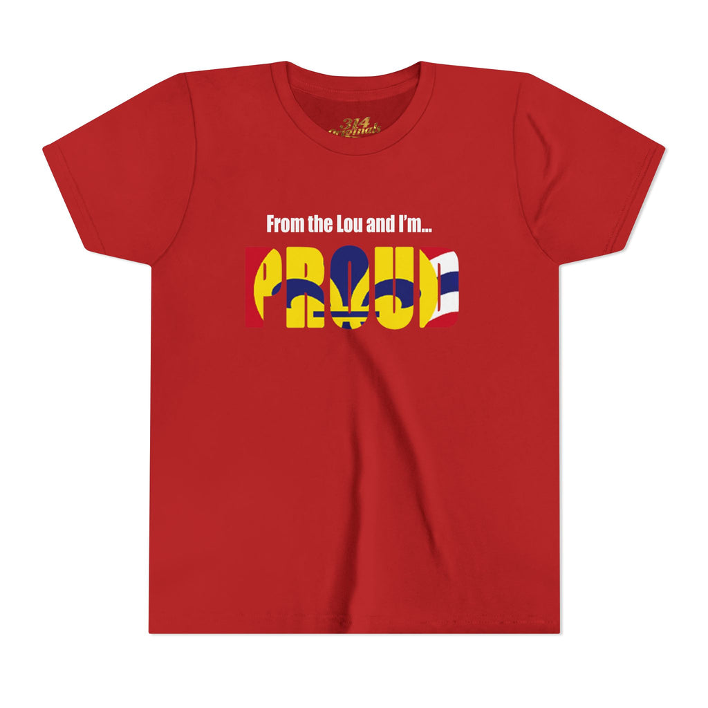 "From the Lou and I'm... Proud" St. Louis Flag Kids Shirt