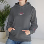 314 Ladies Hoodie — Pink Floral Chest Logo - 314 Originals