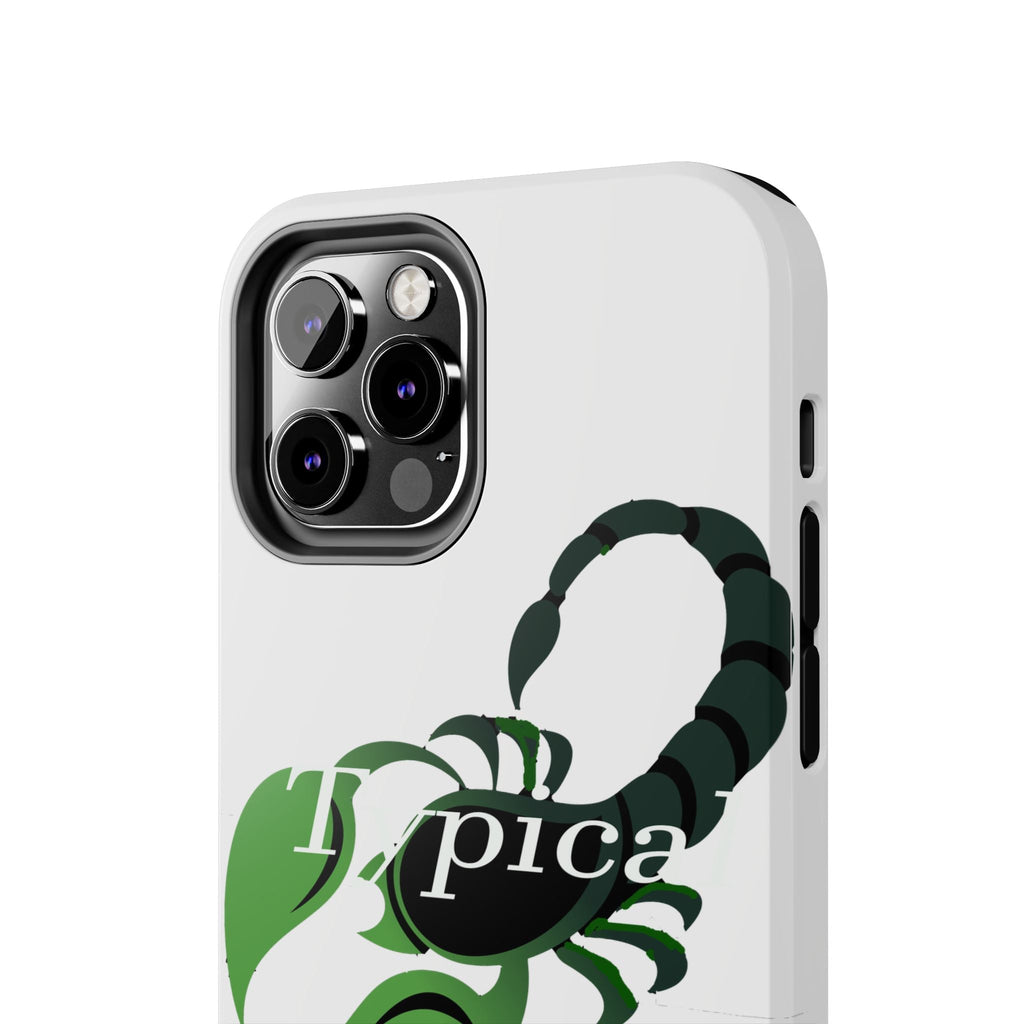 Scorpio Zodiac Tough Phone Case — Green Scorpion "Typical" Design Printify Phone Case  314 Originals