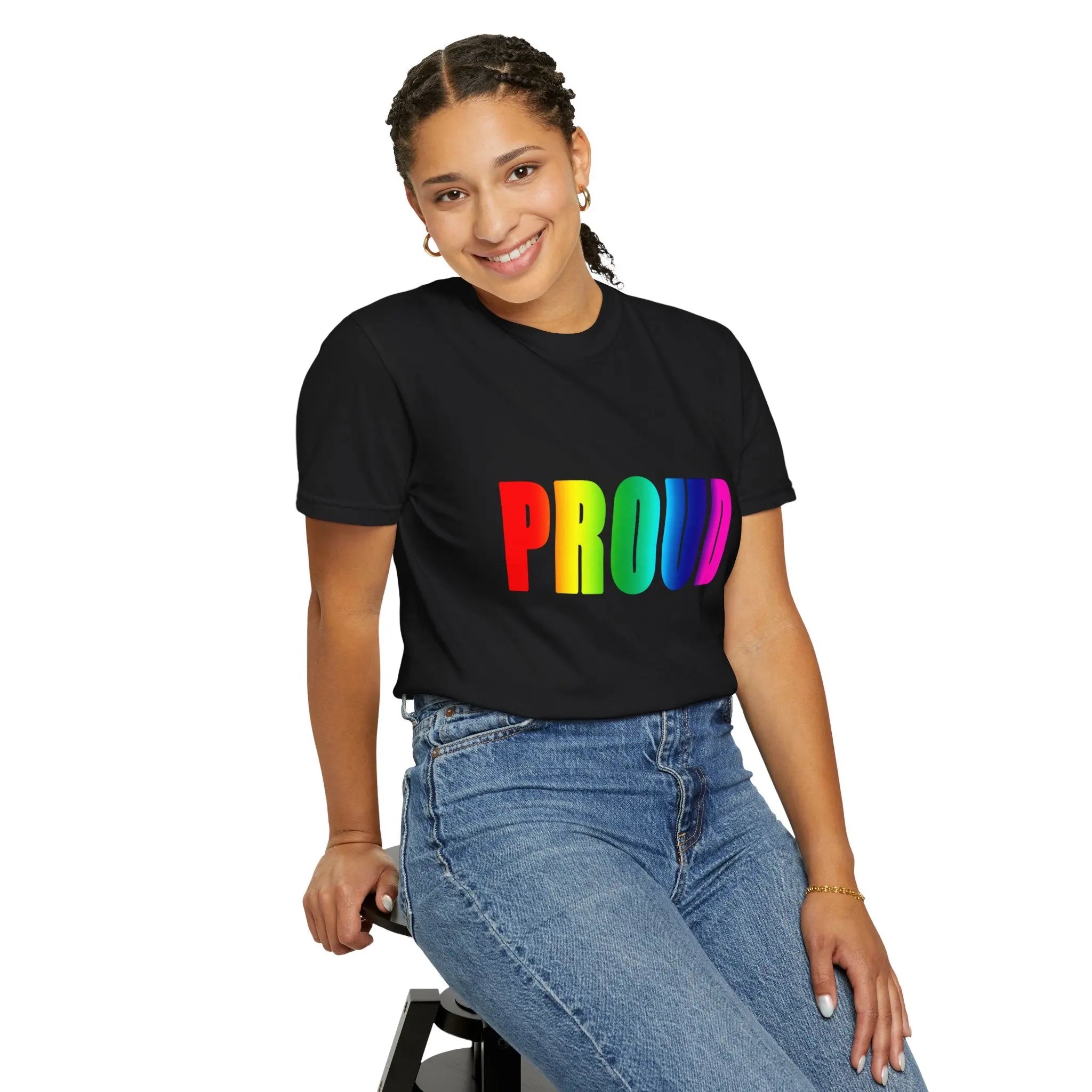 PROUD Garment-Dyed T-shirt Printify