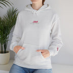 314 Ladies Hoodie — Pink Floral Chest Logo - 314 Originals