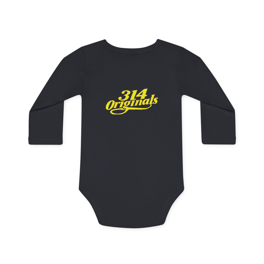 Caution: Cuteness Overload Baby Bodysuit – 314 Originals Long-Sleeve Organic Onesie - 314 Originals