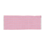 Pink Red Patterned Light Scarf — Lightweight Fringe Fashion Scarf - 314 Originals