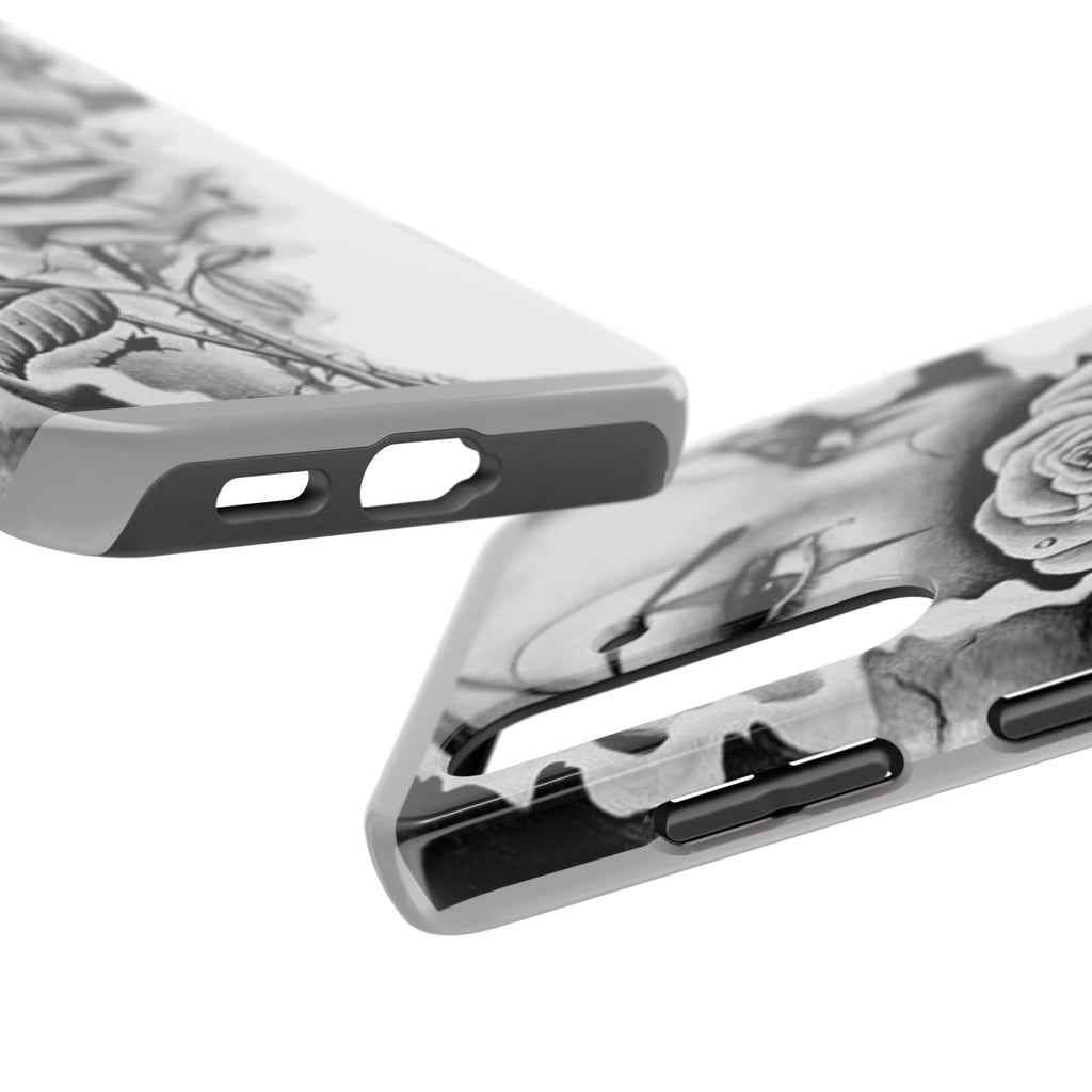 Noir Clown Face with Rose Shockproof Phone Cover - 314 Originals