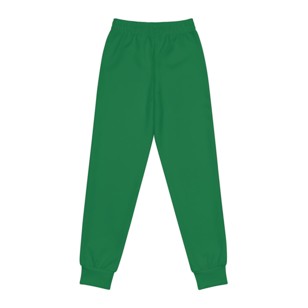 Dark Green Youth Joggers with 314 Originals Side Graphic — Kids Athletic Sweatpants - 314 Originals