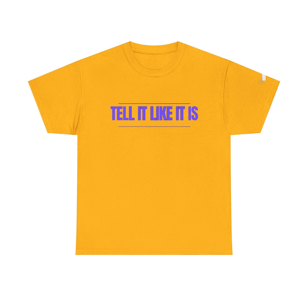 Tell It Like It Is Podcast — Bold Statement Graphic T‑Shirt ("No Scripts… No Filters… No Bullsh*t") Printify T-Shirt  314 Originals