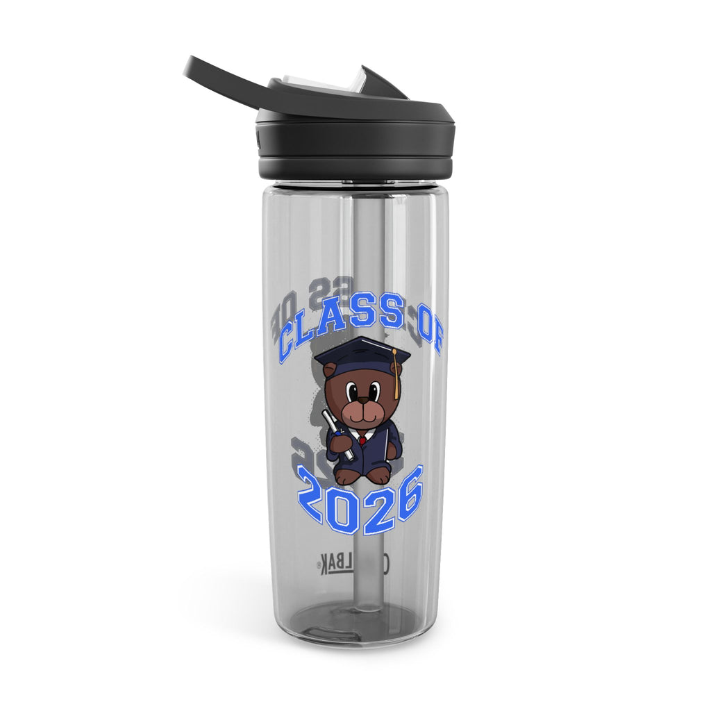Class of 2026 Graduation Bear Design Water Bottle