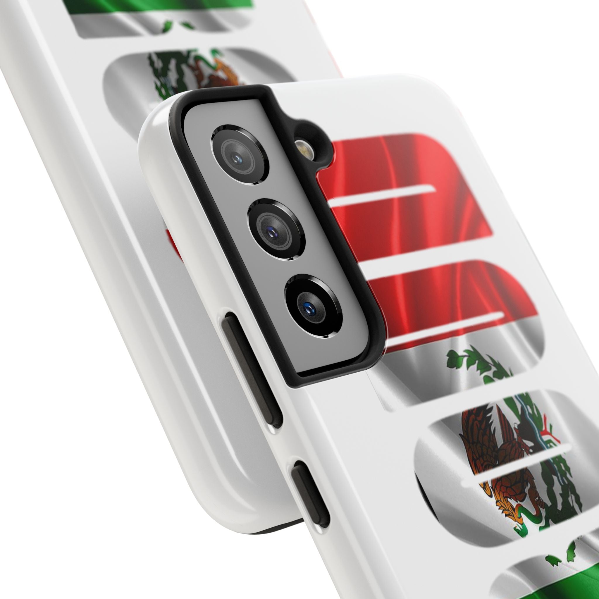 Mexico Pride Tough Phone Case — Mexican Flag Vertical 'PRIDE' Design Printify Phone Case  314 Originals