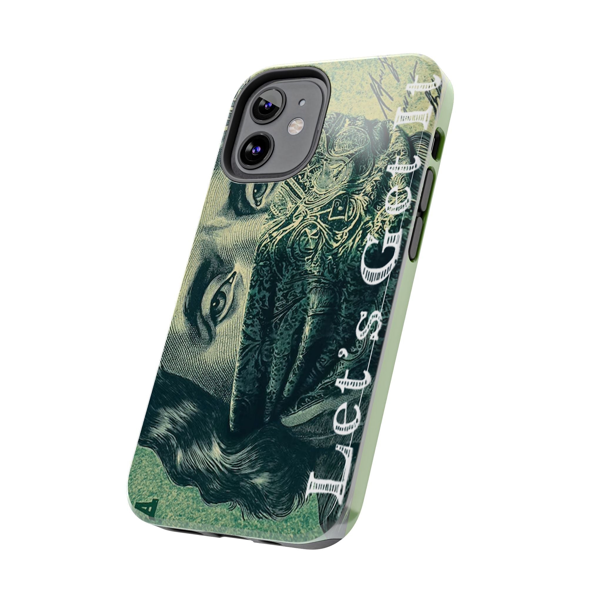 Ben Franklin "Let's Get It" Bandana Design Tough Phone Case Printify Phone Case  314 Originals