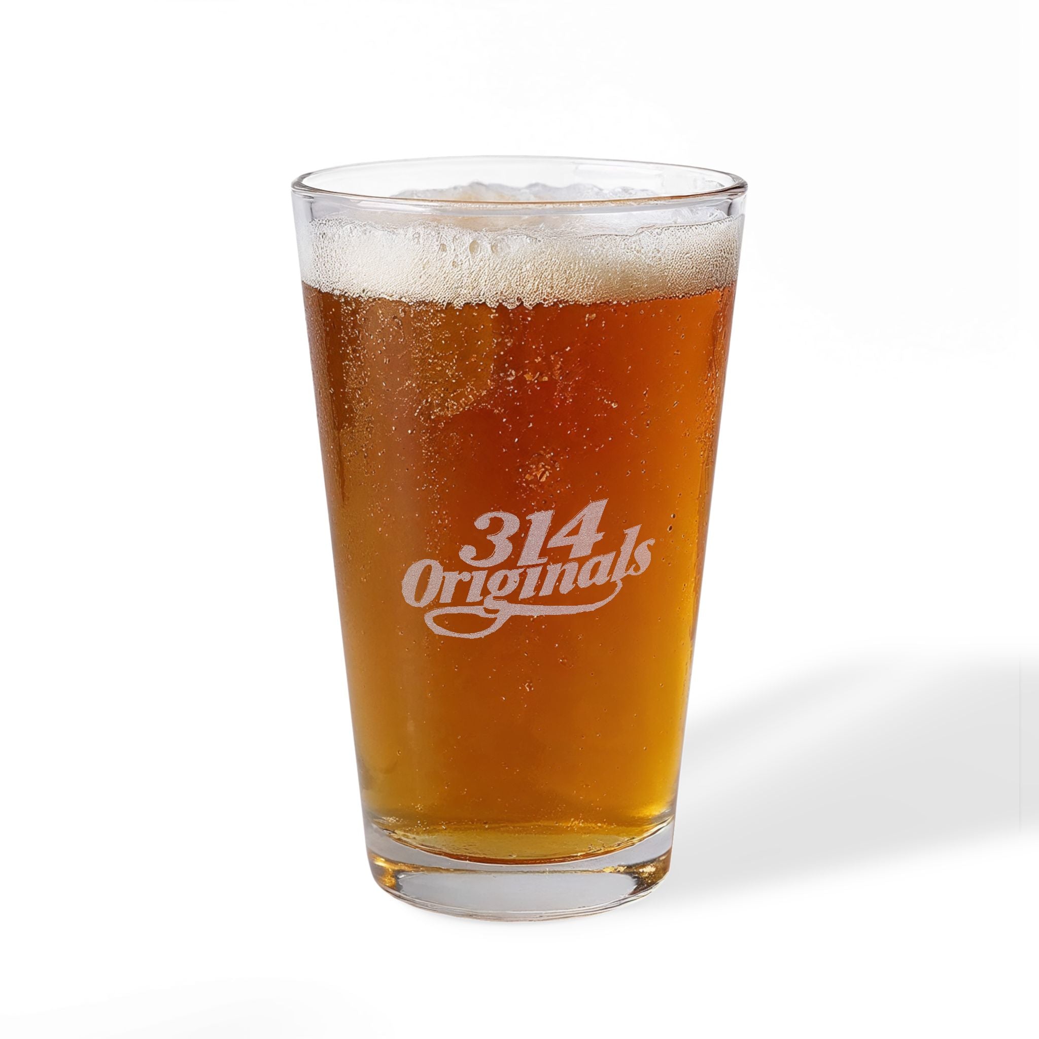 Engraved 16oz Pint Mixing Glass – Classic Barware & Cocktail Mixing Pint Printify Drinkware  314 Originals