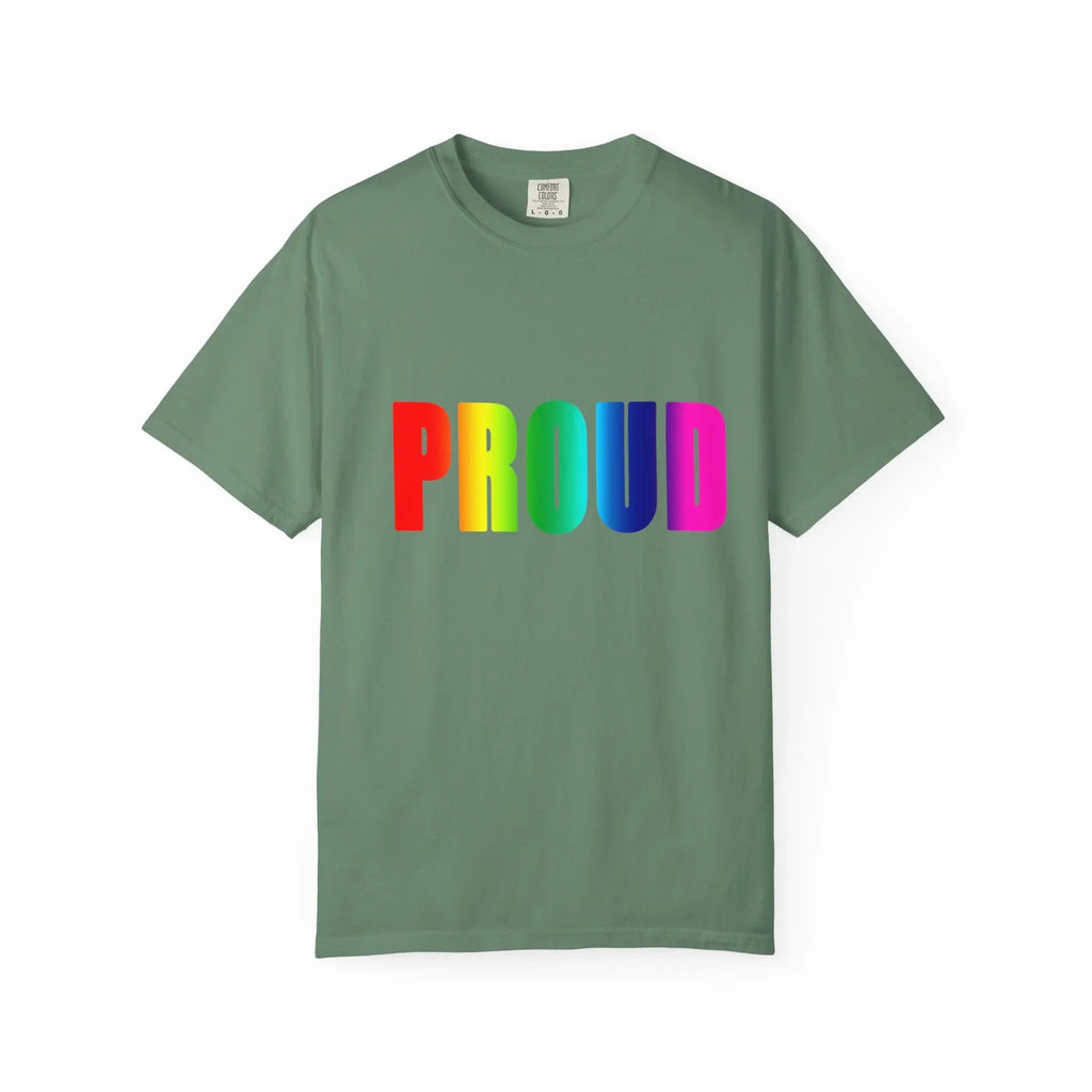 PROUD Garment-Dyed T-shirt Printify