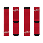 Red Sublimation Socks with '314 Originals' Script — Athletic Crew Socks - 314 Originals