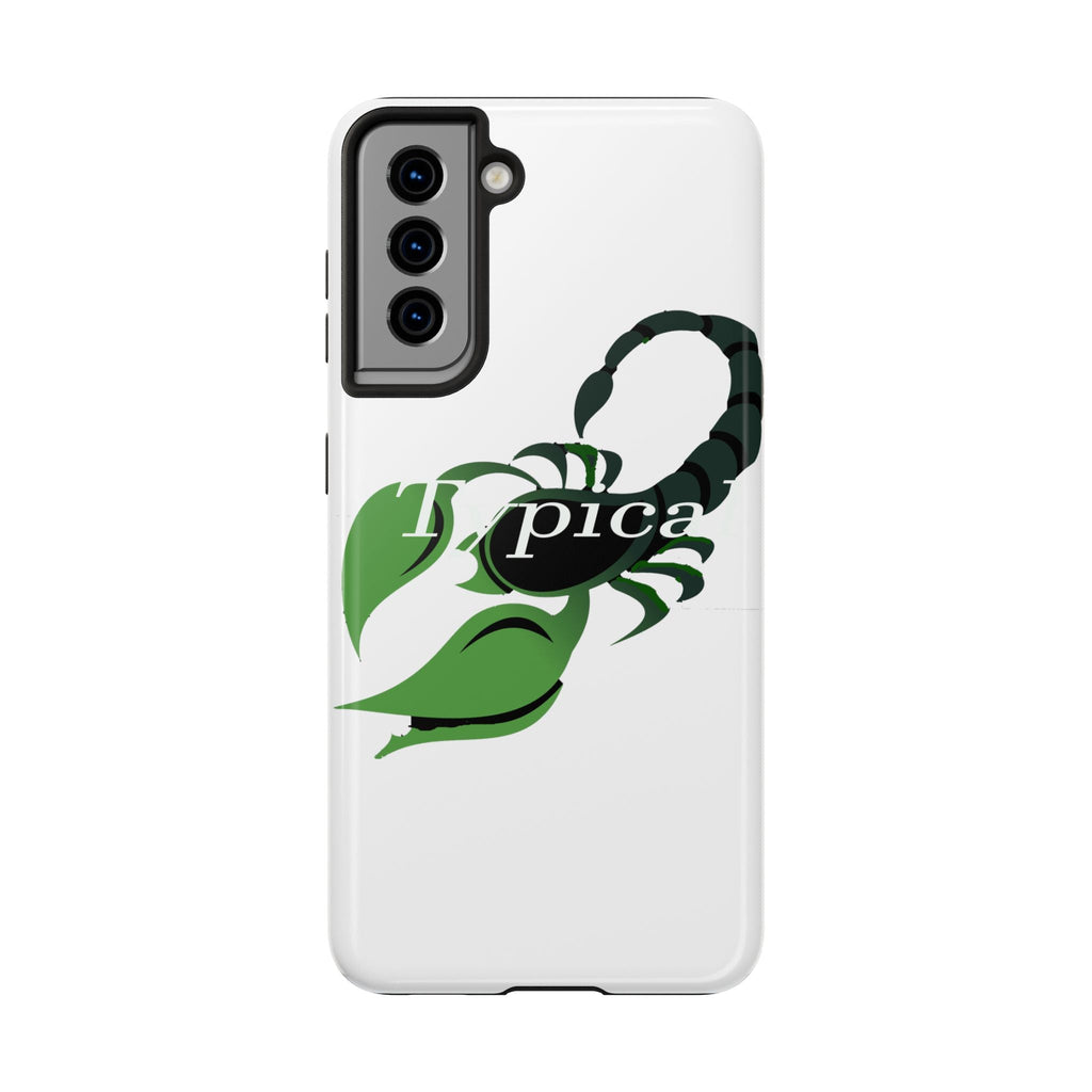 Scorpio Zodiac Tough Phone Case — Green Scorpion "Typical" Design Printify Phone Case  314 Originals