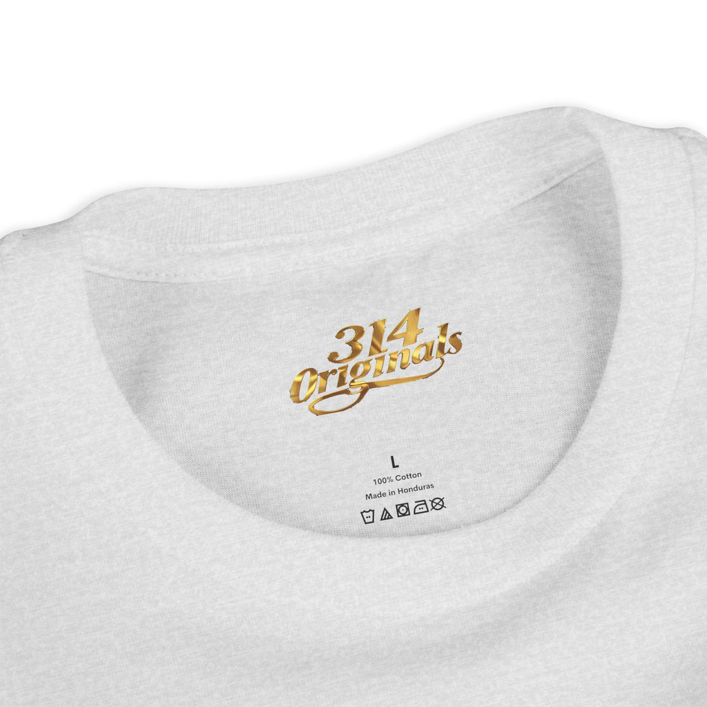 Girl's "Favorite Kid" Retro Yellow & Green Graphic T-Shirt