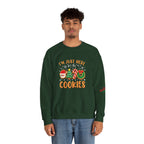 Christmas Cookie Sweatshirt - "I'm Just Here for the Cookies" Holiday Crewneck - 314 Originals