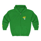King's Gear Zip Hoodie — Full‑Zip with Gold Crown Emblem - 314 Originals