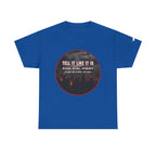 Tell It Like It Is Podcast — Bold City Skyline Statement T-Shirt Printify T-Shirt  314 Originals
