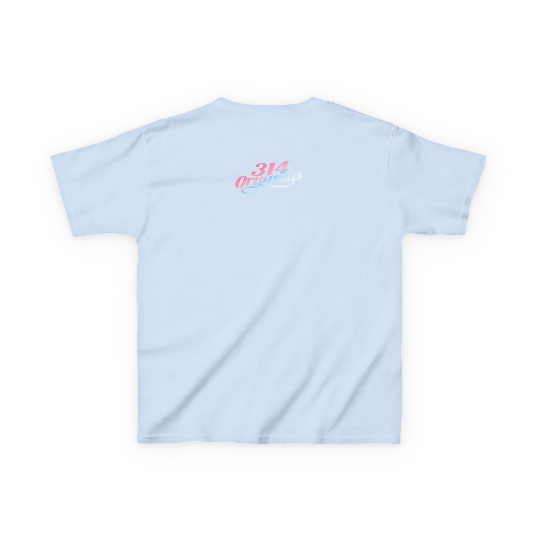 "Baby Girl" Pastel Script Shirt - 314 Originals