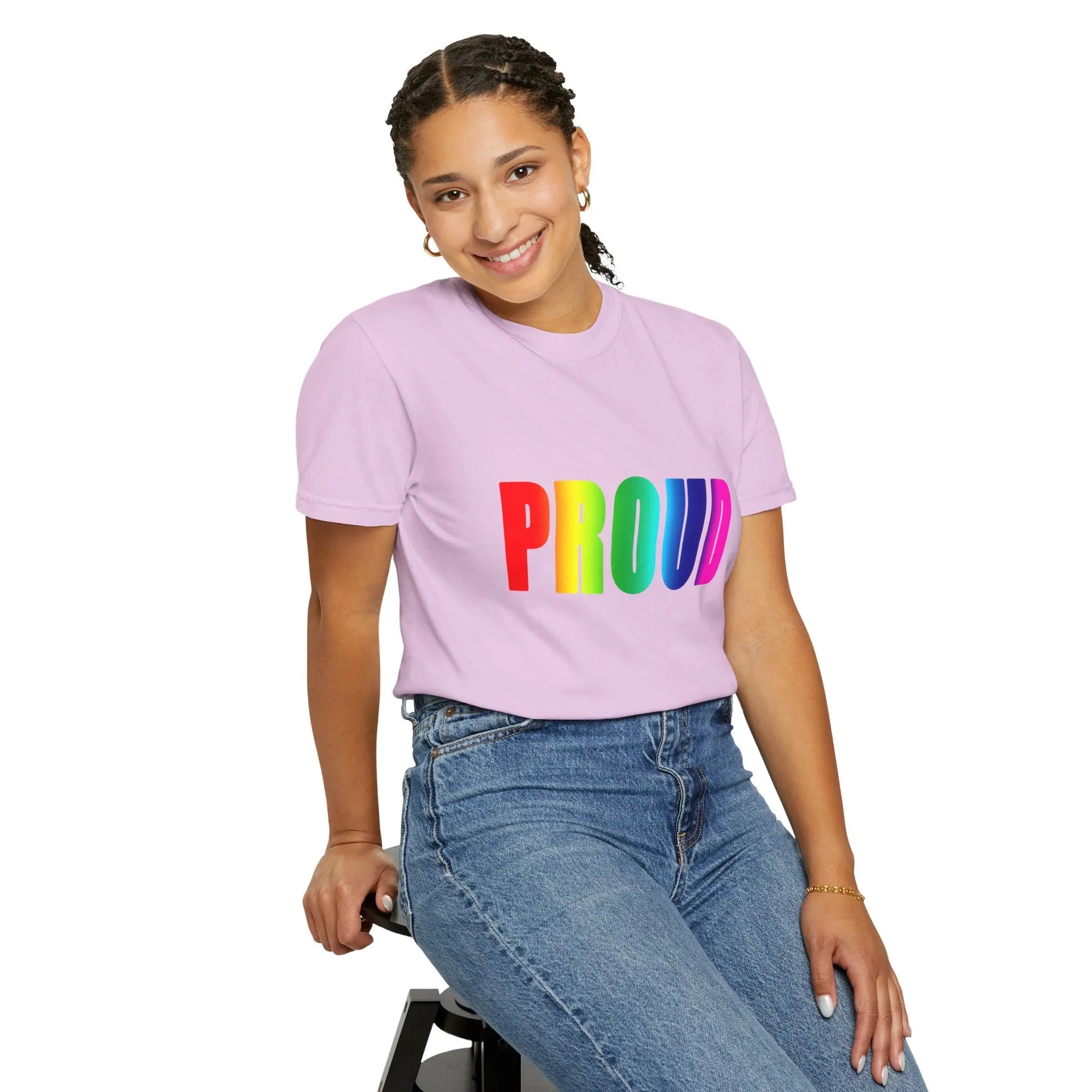 PROUD Garment-Dyed T-shirt Printify
