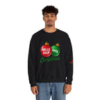 Christmas Sweatshirt "Balls Deep Into Christmas" Holiday Crewneck Printify