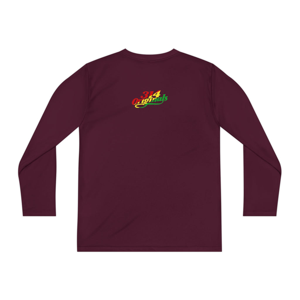 "Mom's Favorite Kid" Youth Long Sleeve Tee — Colorful Retro Graphic - 314 Originals